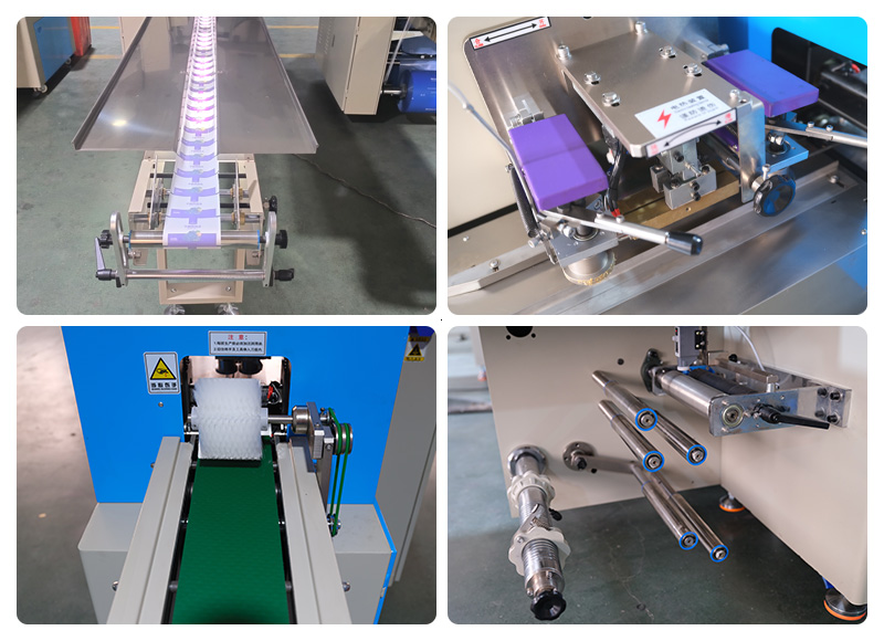 KD-260下走紙枕式包裝機(jī)(反膜款)雙刀機(jī)械細(xì)節(jié)