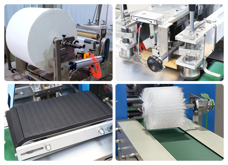 全自動浴巾包裝機(一次性高速折疊)機械細節(jié)